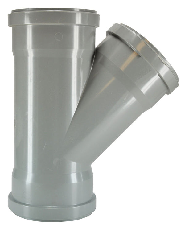 Nicolle T-stuk 3 x manchet 110 mm 45 graden PVC