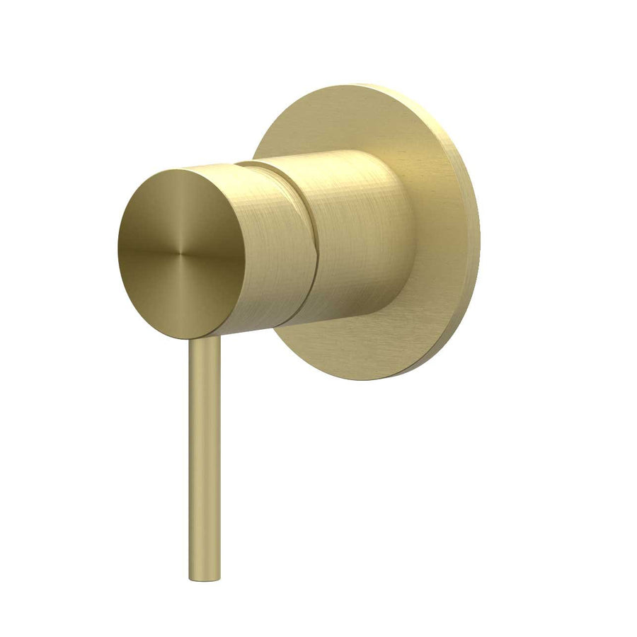 IVY Inbouw douchemengkraan eenhendel, RVS316 gebr. mat goud PVD - productfoto - SKU 6201062