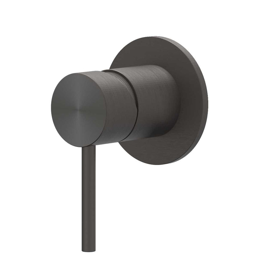 IVY Inbouw douchemengkraan eenhendel, RVS316 gebr. carbon black PVD - productfoto - SKU 6201064