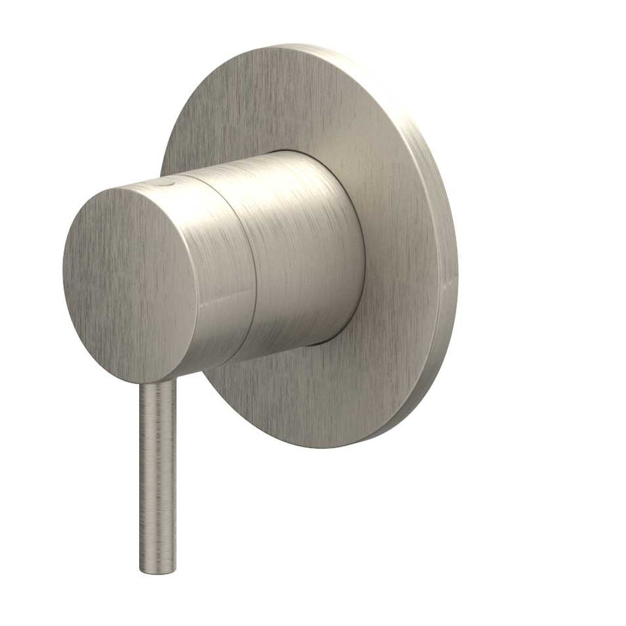 IVY Afbouwdeel inbouw 2-weg stop-omstel, Gebr. nickel PVD - productfoto - SKU 6201103