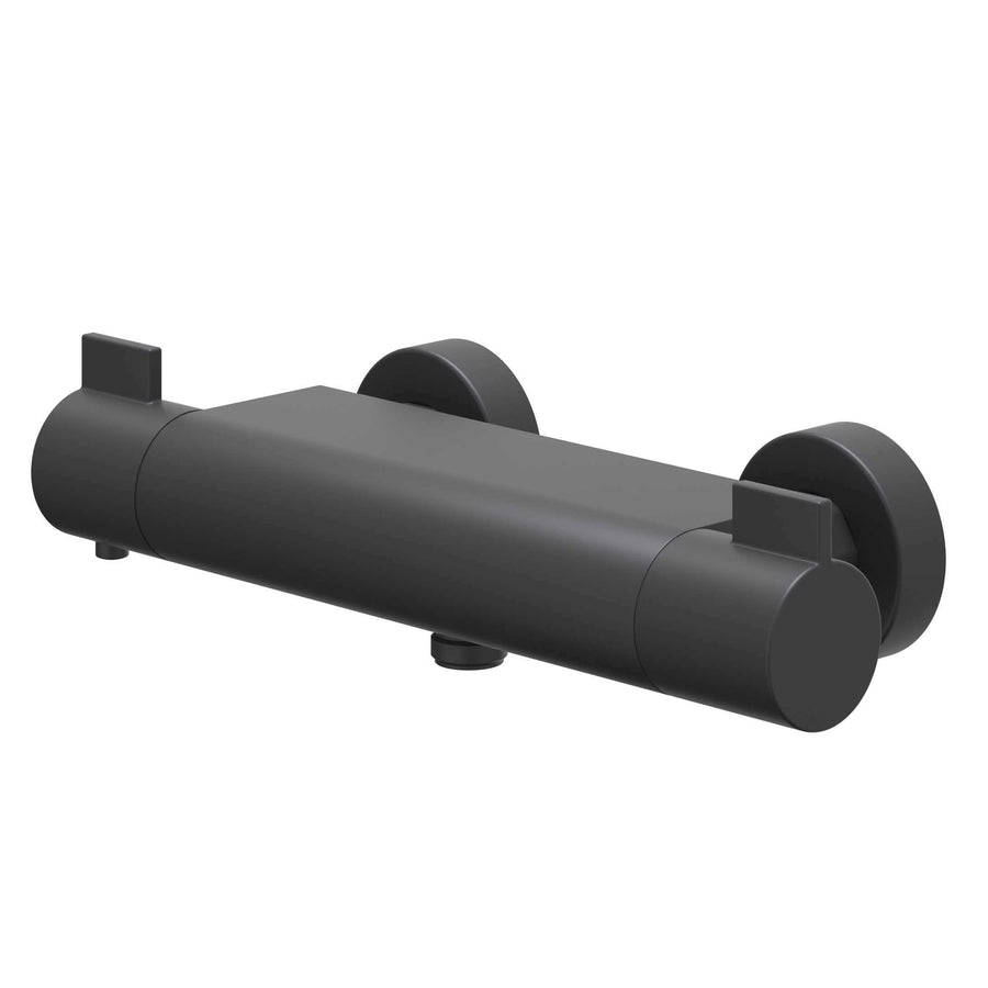 IVY Douchethermostaatkraan opbouw cooltouch – Mat zwart PED