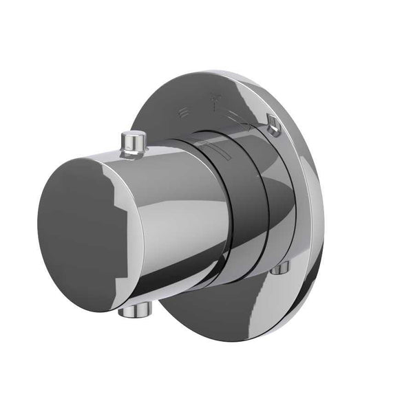 Afbouwdeel inbouwthermostaat symmetry met rond rozet