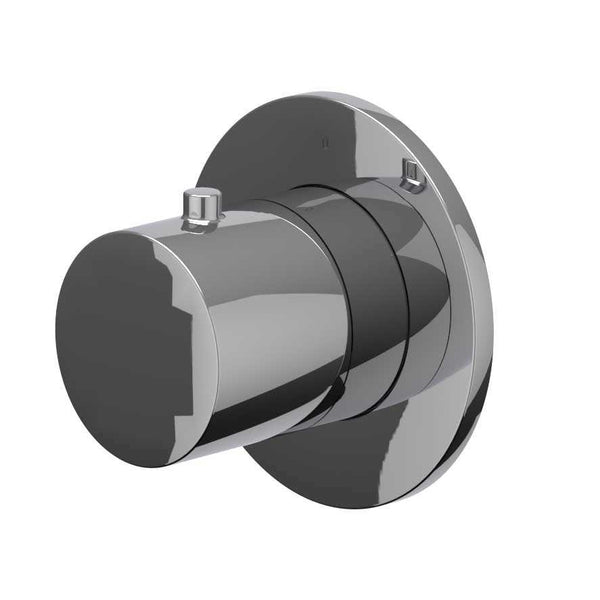 Afbouwdeel flow-through stopkraan symmetry met rond rozet