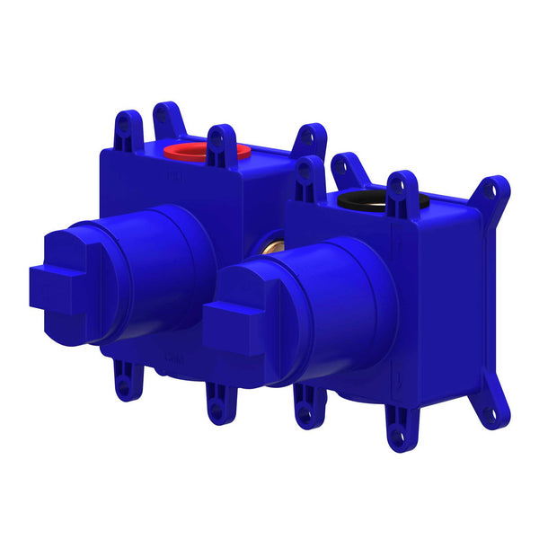 Inbouwbox t.b.v. inbouw thermostaat met 2-weg stop-omstelling symmetry