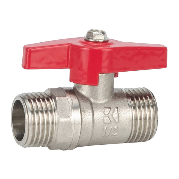 Riko kogelstopkraan met vlindergreep draad 1/2"