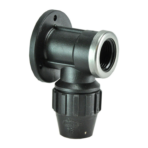 Nicolle Tyleenkoppeling muurplaat 16 mm x 1/2" binnendraad