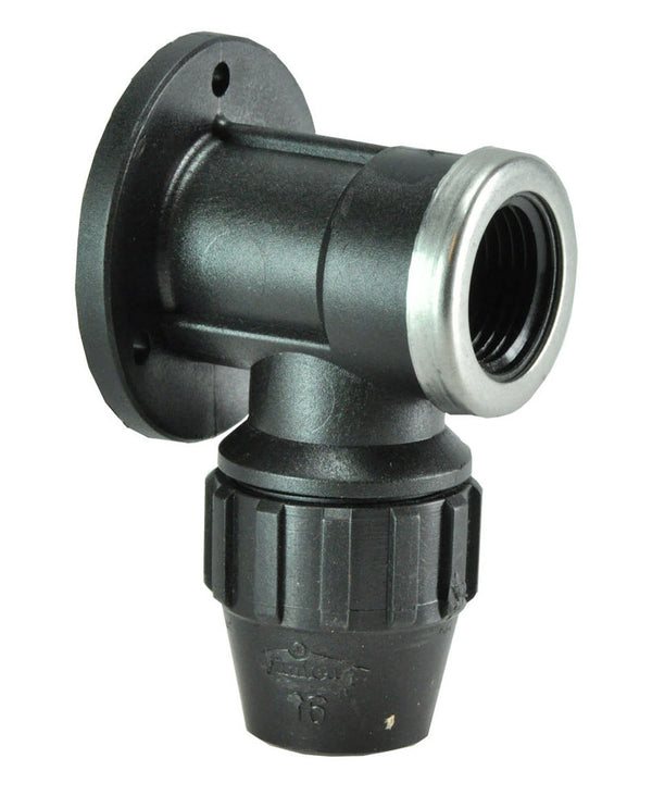 Nicolle Tyleenkoppeling muurplaat 16 mm x 1/2" binnendraad