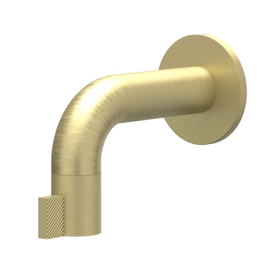 IVY Fonteinkraan wandmodel niet inkortbaar HOH10cm – RVS316 gebr. mat goud PVD
