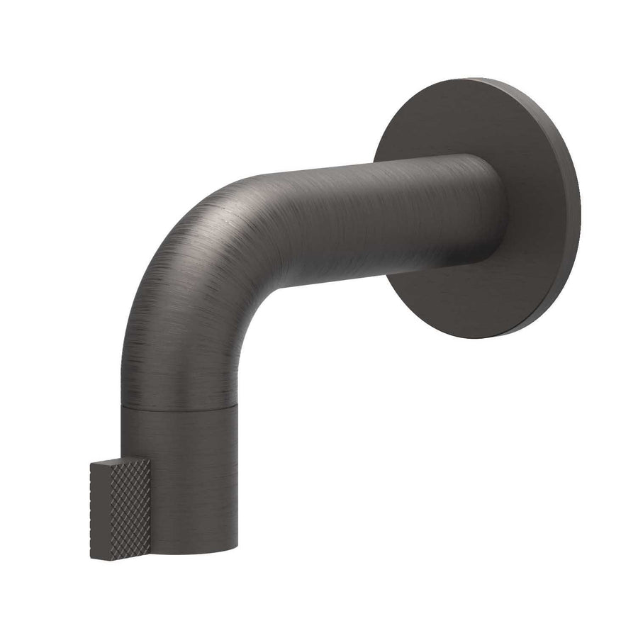IVY Fonteinkraan wandmodel niet inkortbaar HOH10cm – RVS316 gebr. carbon black PVD