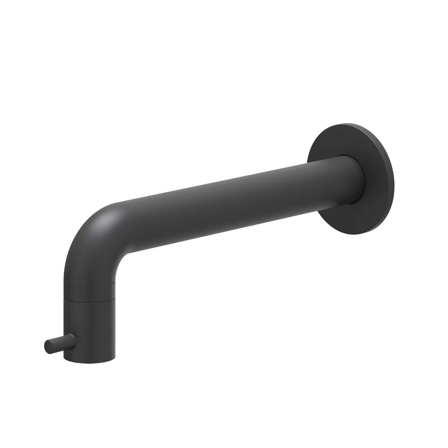 IVY Fonteinkraan wandmodel 1/2" aansluiting, inkortbaar, Mat zwart PED - productfoto - SKU 6401102