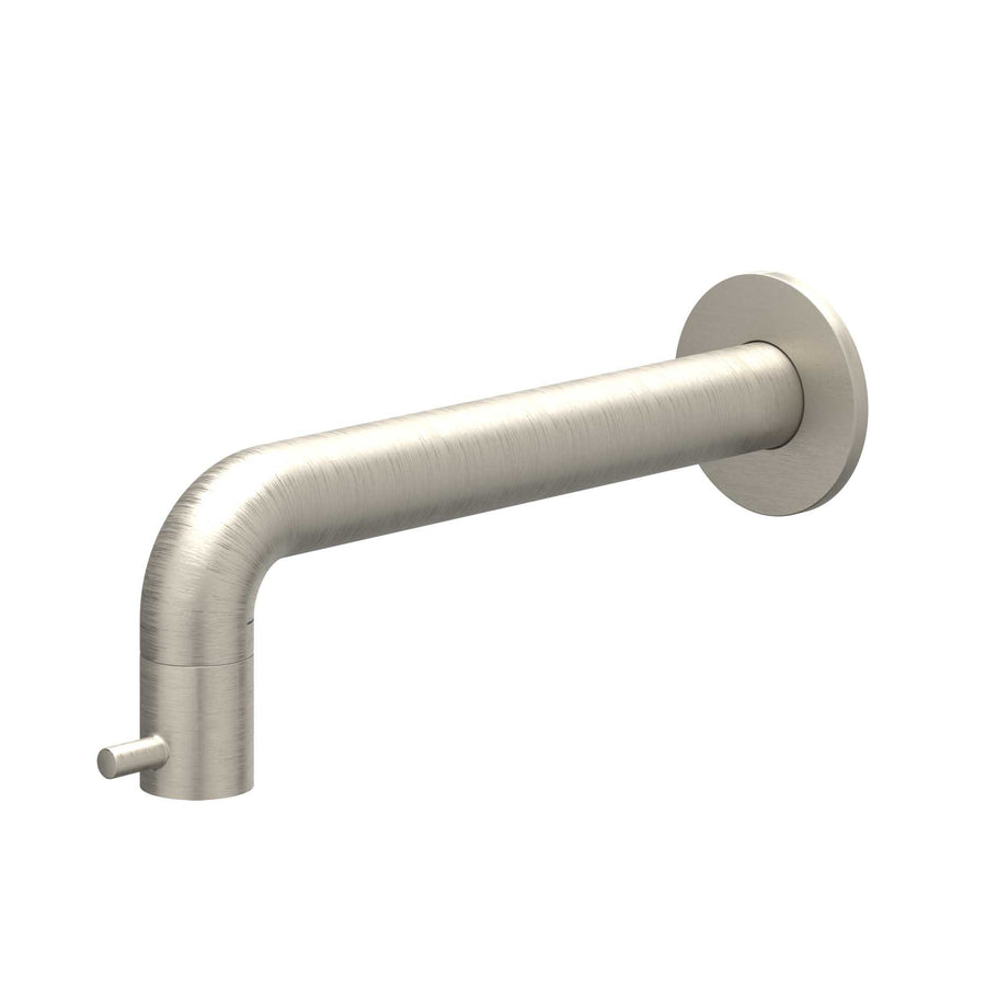IVY Fonteinkraan wandmodel 1/2" aansluiting, inkortbaar, Gebr. nickel PVD - productfoto - SKU 6401103