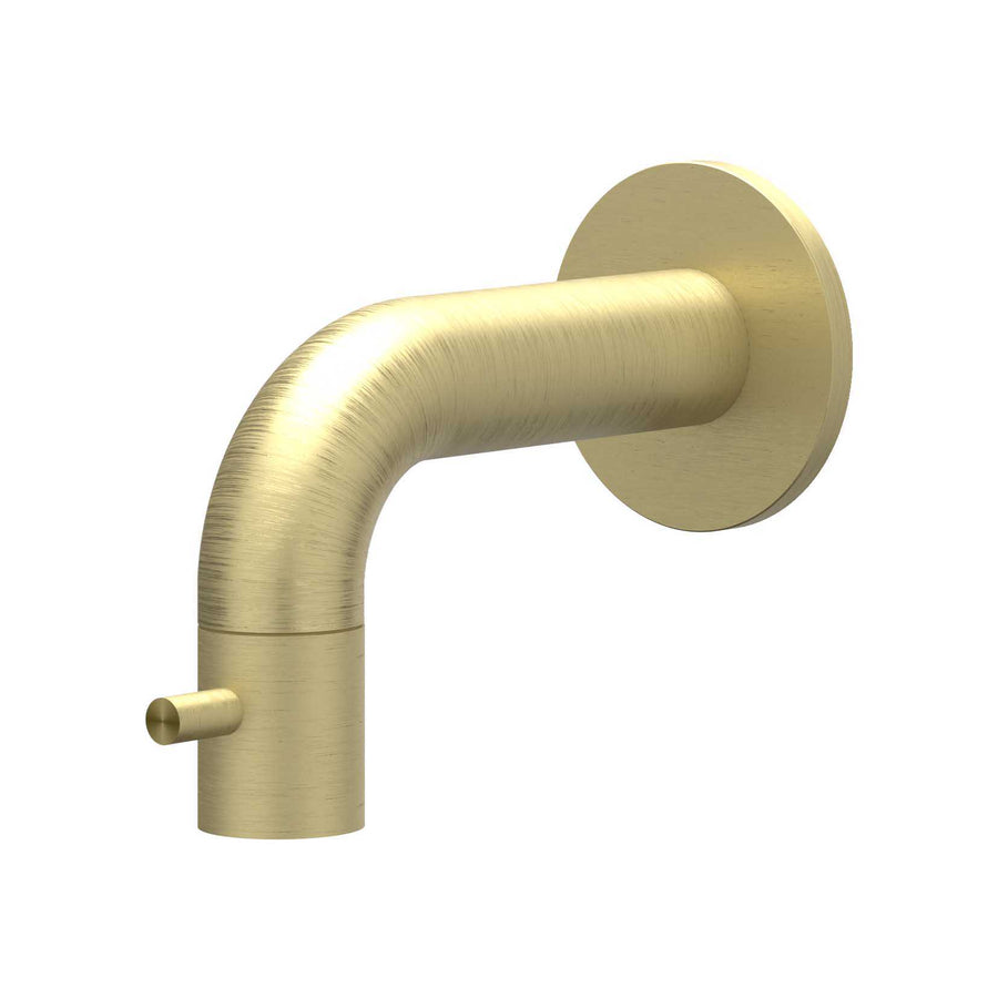 IVY Fonteinkraan wandmodel niet inkortbaar HOH10cm – RVS316 gebr. mat goud PVD
