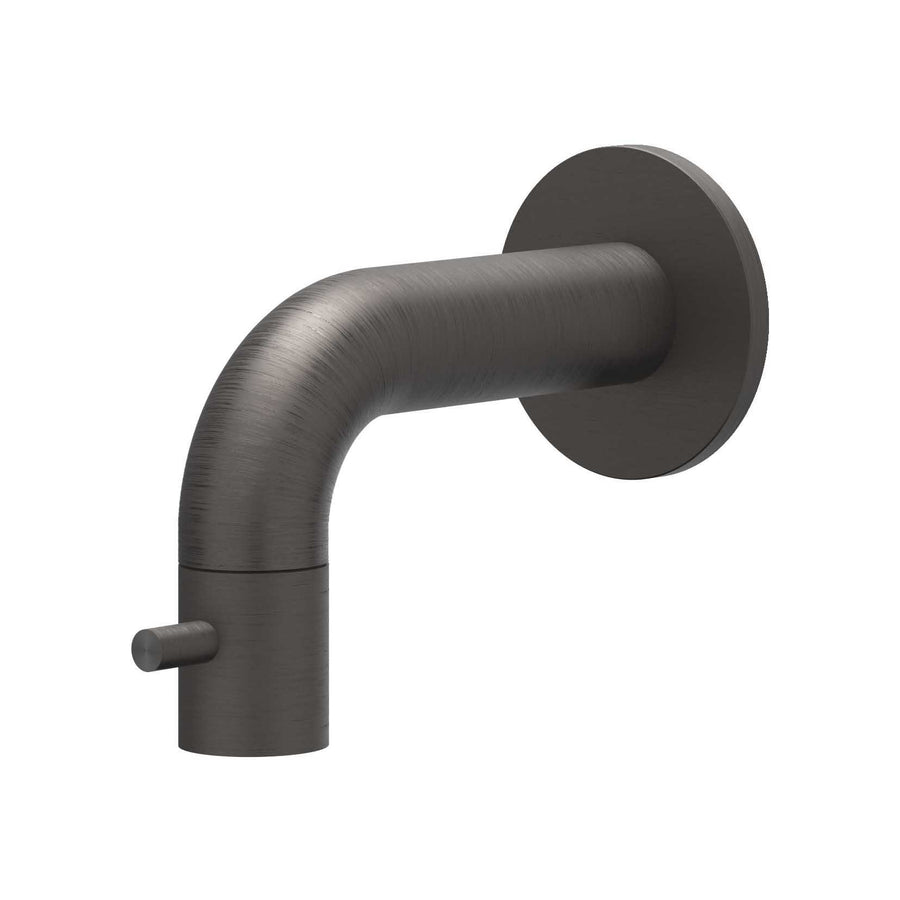 IVY Fonteinkraan wandmodel niet inkortbaar HOH10cm – RVS316 gebr. carbon black PVD