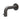IVY Fonteinkraan wandmodel niet inkortbaar HOH12,5cm – RVS316 gebr. carbon black PVD