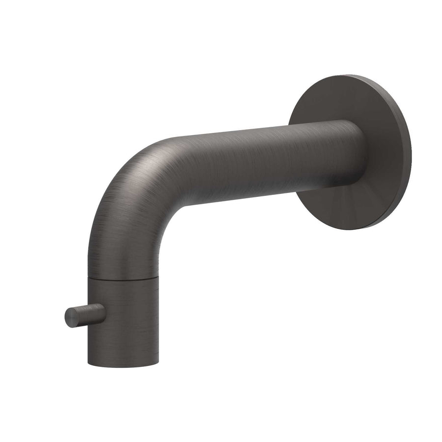 IVY Fonteinkraan wandmodel niet inkortbaar HOH12,5cm – RVS316 gebr. carbon black PVD
