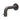 IVY Fonteinkraan wandmodel niet inkortbaar HOH12,5cm, RVS316 gebr. carbon black PVD - productfoto - SKU 6401134