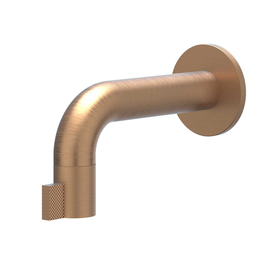 IVY Fonteinkraan wandmodel niet inkortbaar HOH12,5cm, RVS316 gebr. mat koper PVD - productfoto - SKU 6401143