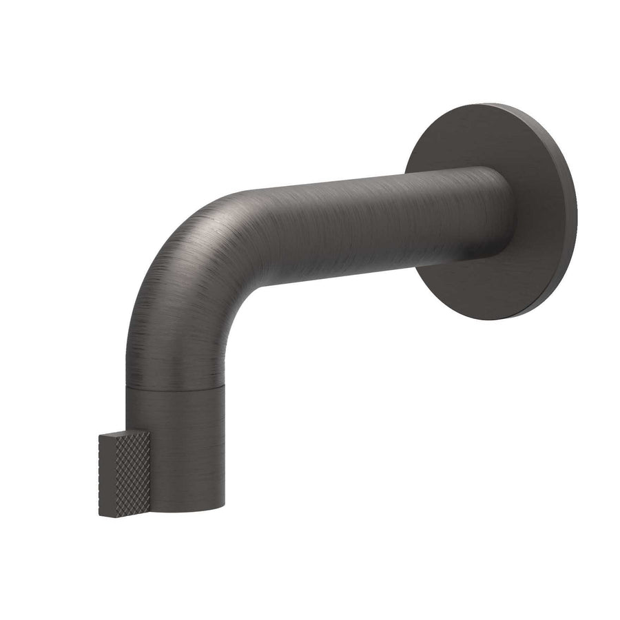 IVY Fonteinkraan wandmodel niet inkortbaar HOH12,5cm – RVS316 gebr. carbon black PVD