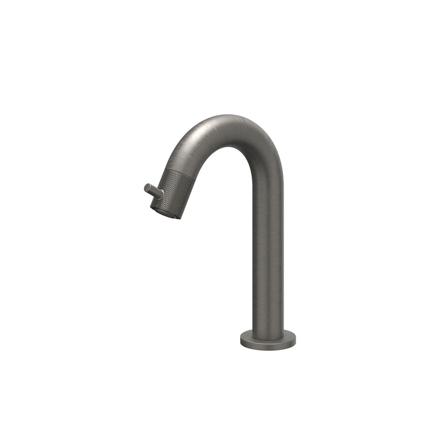 IVY Fonteinkraan gebogen staand model S – Gebr. metal black PVD