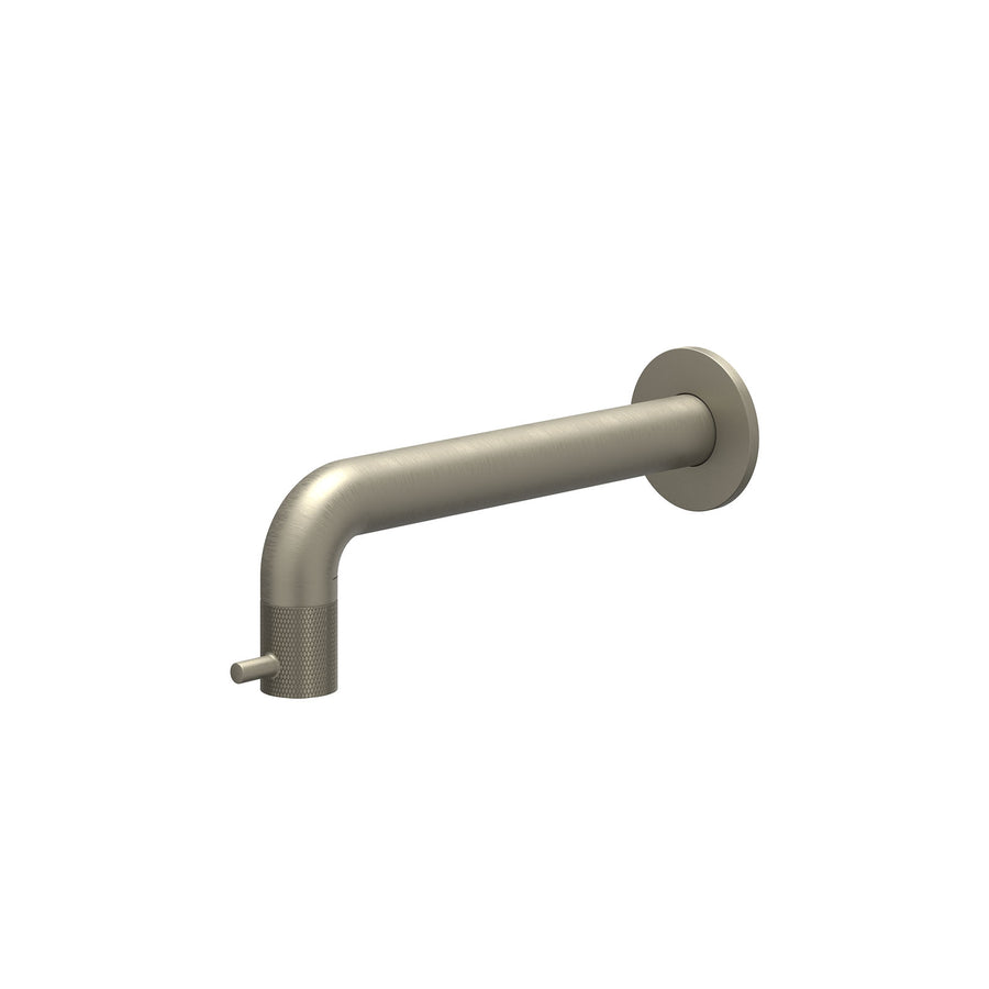 IVY Fonteinkraan wandmodel 1/2" aansluiting, inkortbaar – Gebr. nickel PVD