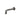 IVY Fonteinkraan wandmodel 1/2" aansluiting, inkortbaar – Gebr. metal black PVD