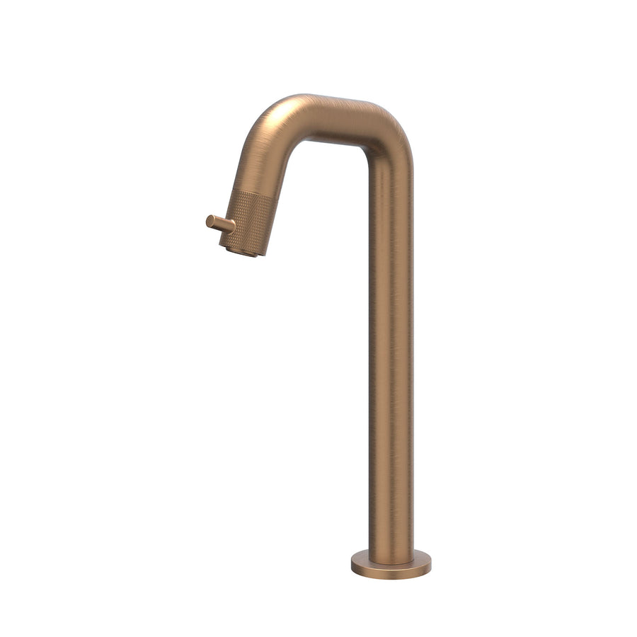 IVY Fonteinkraan contour staand model L – Gebr. mat koper PVD