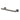 IVY Badgreep 30cm enkel – Gebr. metal black PVD