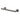 IVY Badgreep 30cm enkel, Gebr. metal black PVD - productfoto - SKU 6500006