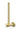 IVY Reserverolhouder wandmodel, 2 rollen – Gebr. mat goud PVD