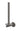 IVY Reserverolhouder wandmodel, 2 rollen – Gebr. metal black PVD