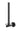 IVY Reserverolhouder wandmodel, 2 rollen – Zwart chroom PVD