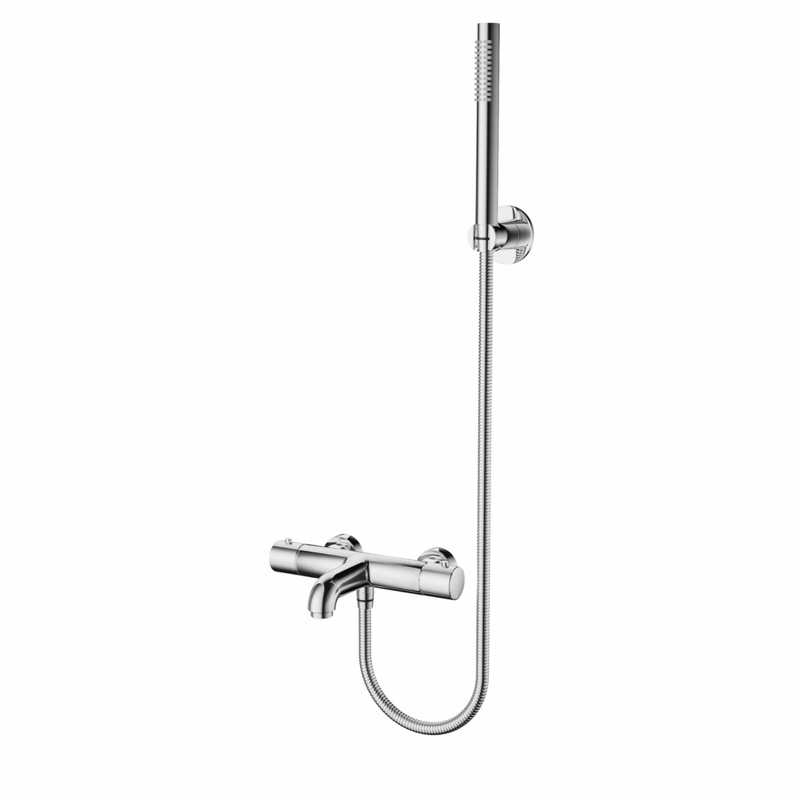 Aloni thermostatische bad- en douchemengkraan chroom productfoto