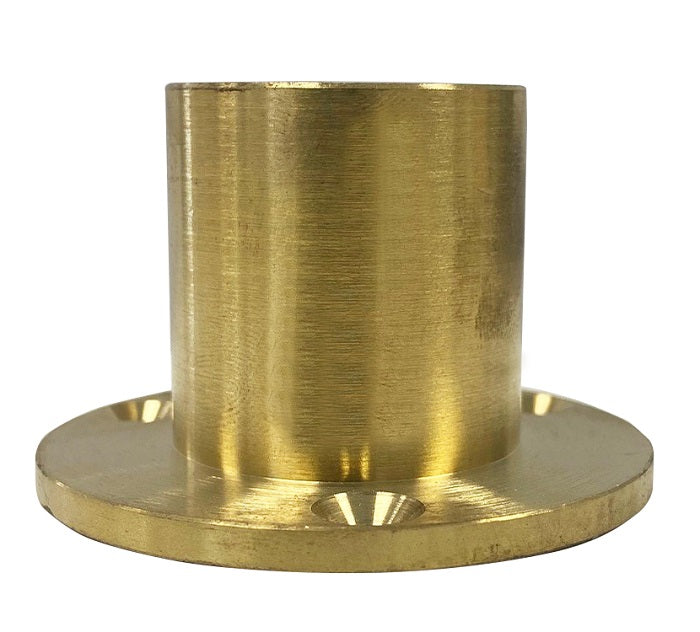 Riko messing soldeer zolderplaat met achterinlaat 3/4" - productfoto