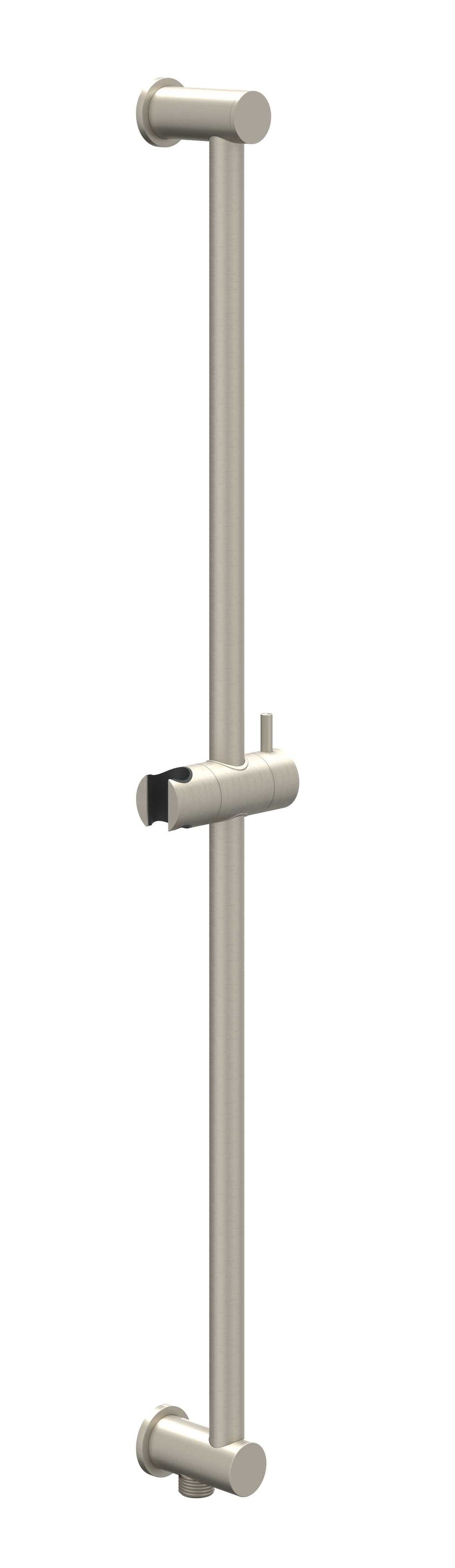 IVY Glijstang 80cm met geïntegreerde wateruitlaat, Gebr. nickel PVD - productfoto - SKU 6900053