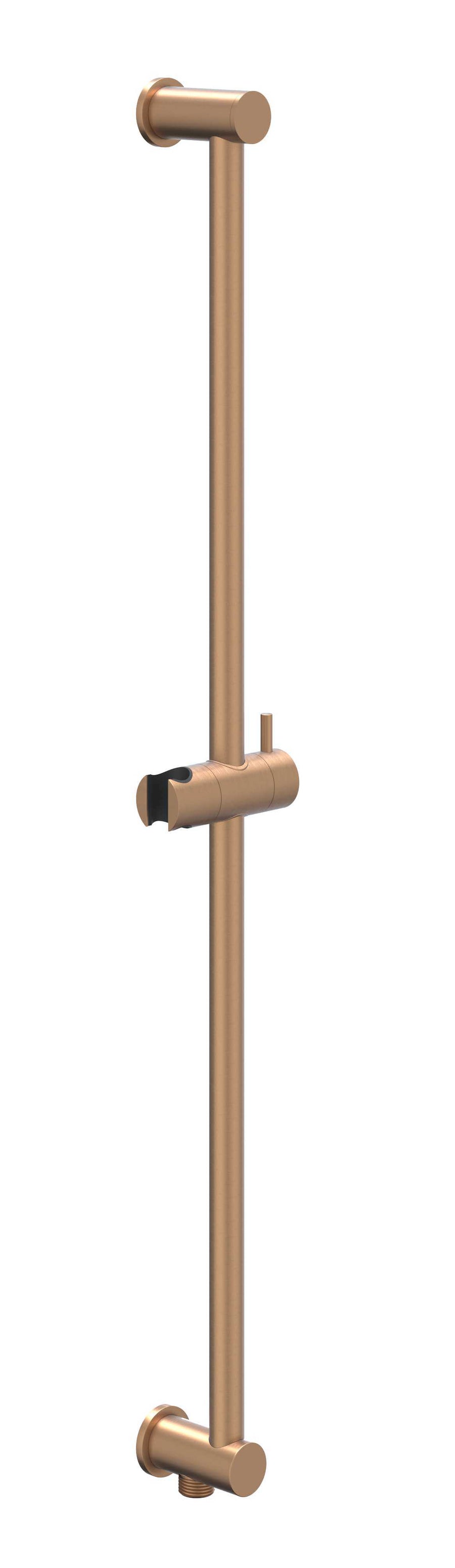 IVY Glijstang 80cm met geïntegreerde wateruitlaat – Gebr. mat koper PVD