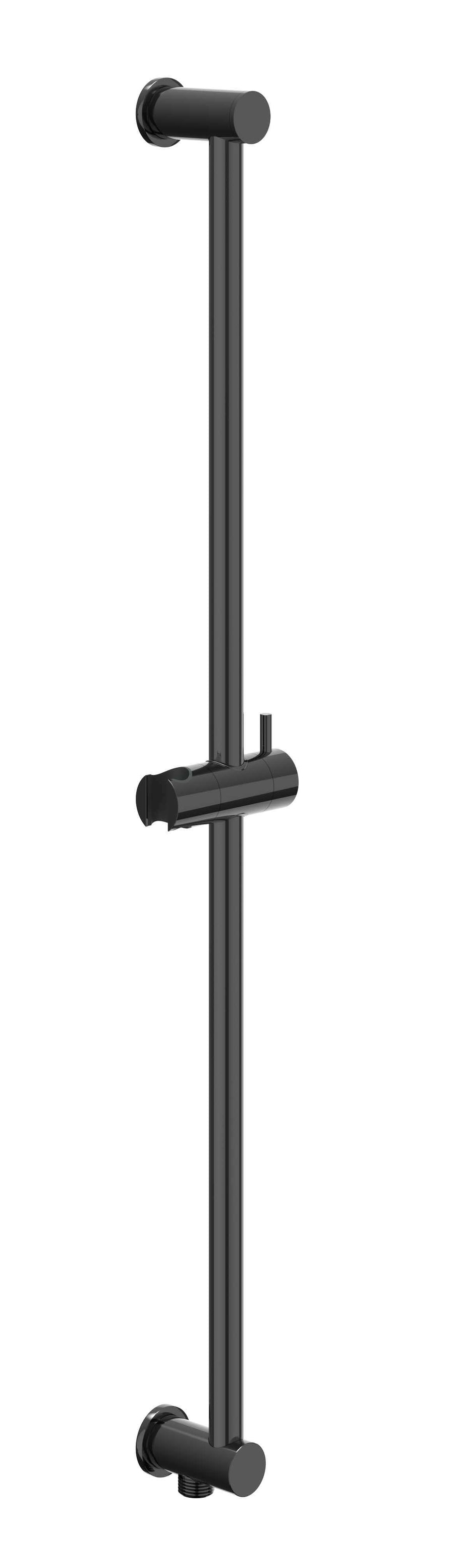 IVY Glijstang 80cm met geïntegreerde wateruitlaat – Zwart chroom PVD
