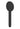 IVY Handdouche rond 9cm, satin spray – Mat zwart PED