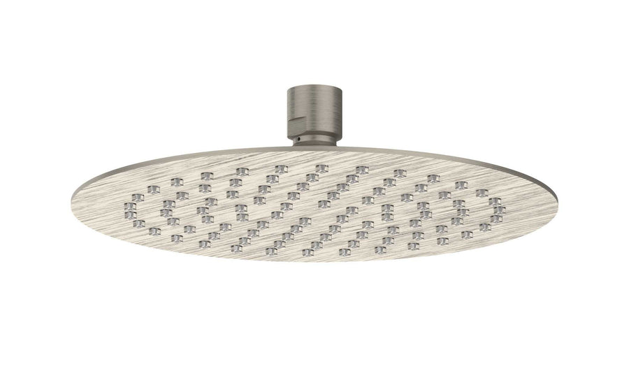 IVY Hoofddouche slim 20cm antikalk nozzels, eco-air, Gebr. nickel PVD - productfoto - SKU 6900503