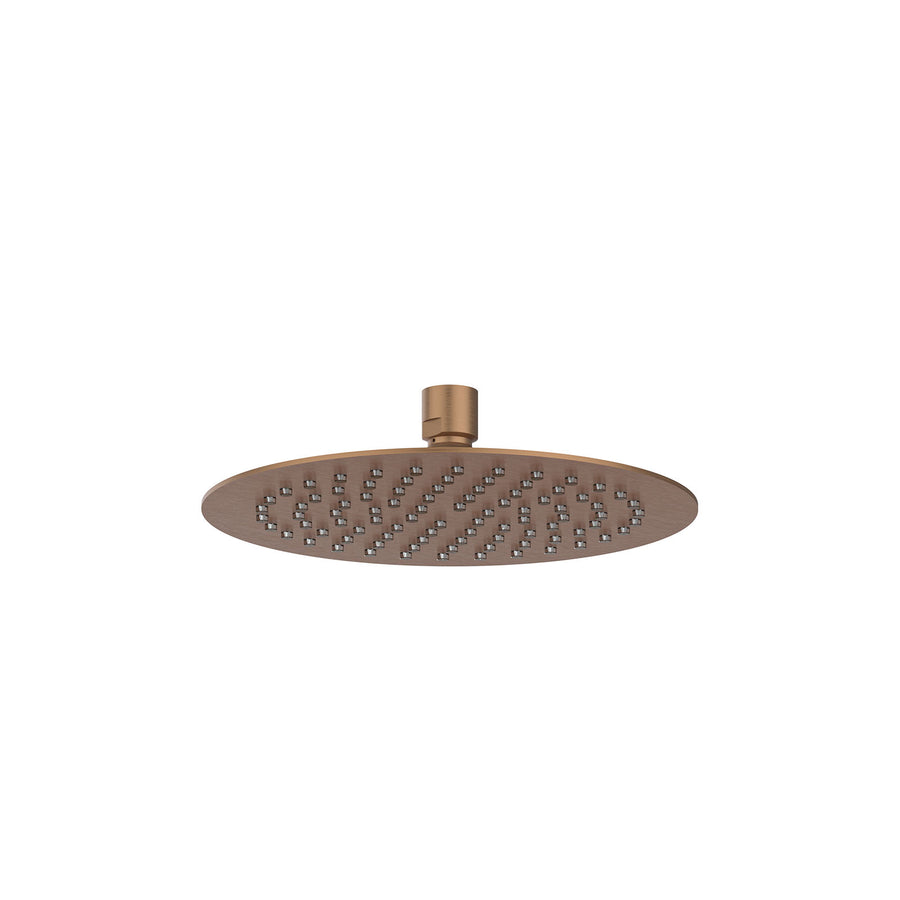 IVY Hoofddouche slim 20cm antikalk nozzels, eco-air – Gebr. mat koper PVD