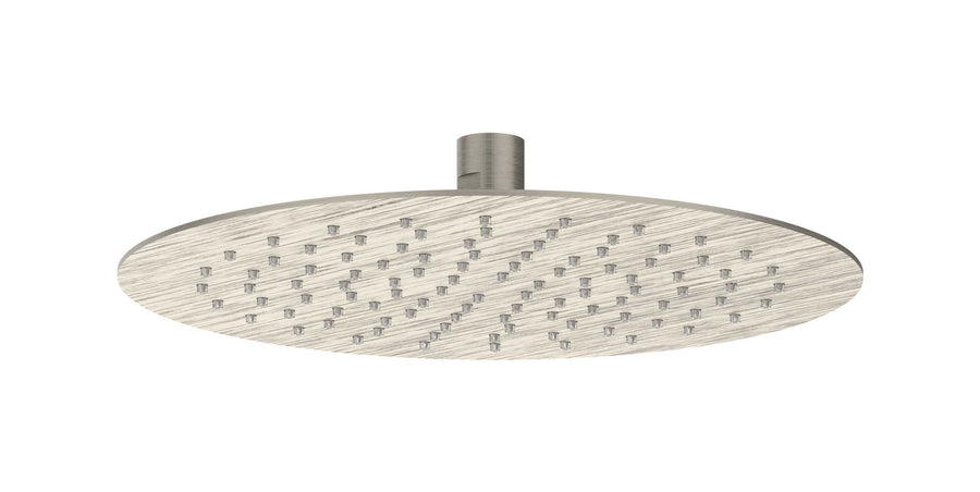 IVY Hoofddouche slim 25cm antikalk nozzels, eco-air, Gebr. nickel PVD - productfoto - SKU 6900553