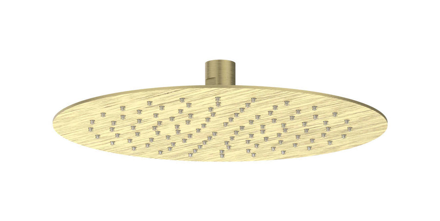 IVY Hoofddouche slim 25cm antikalk nozzels, eco-air – Gebr. mat goud PVD