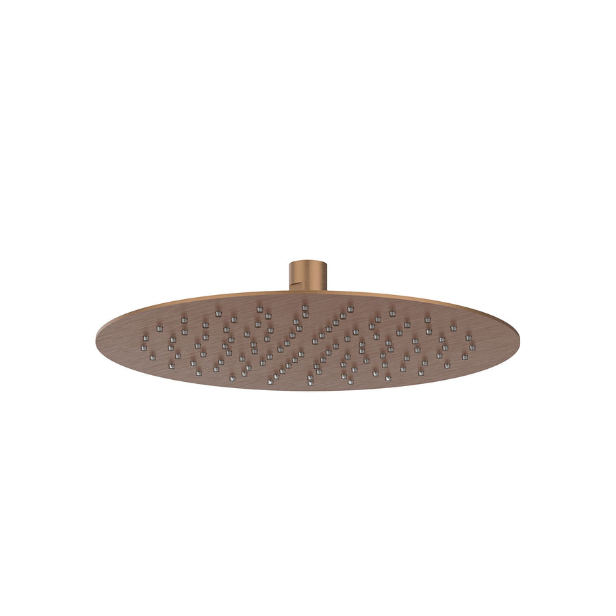 IVY Hoofddouche slim 25cm antikalk nozzels, eco-air – Gebr. mat koper PVD