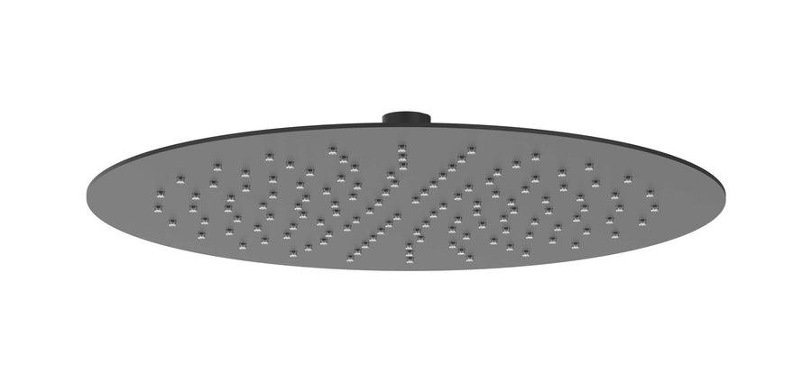 IVY Hoofddouche slim 30cm antikalk nozzels, eco-air, Mat zwart PED - productfoto - SKU 6900602