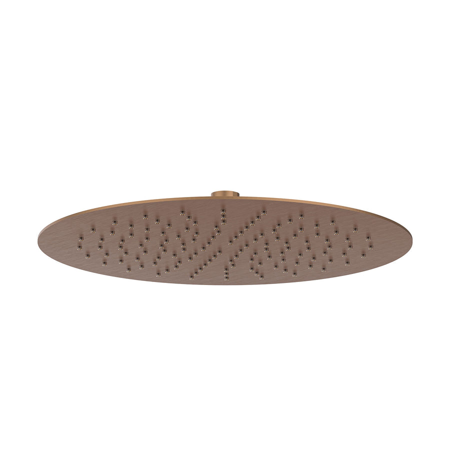 IVY Hoofddouche slim 30cm antikalk nozzels, eco-air – Gebr. mat koper PVD