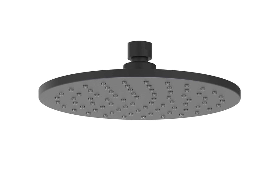 IVY Hoofddouche medium 20cm met antikalk nozzels – Mat zwart PED