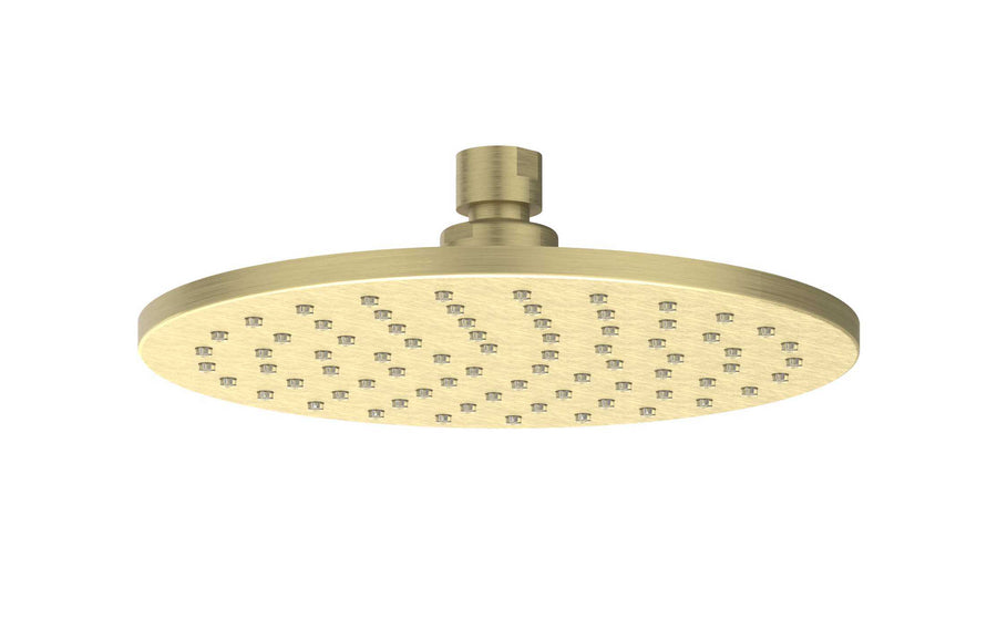 IVY Hoofddouche medium 20cm met antikalk nozzels – Gebr. mat goud PVD