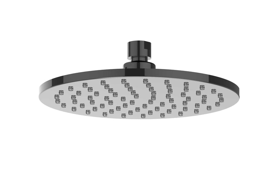 IVY Hoofddouche medium 20cm met antikalk nozzels – Zwart chroom PVD