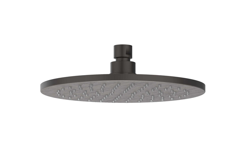 IVY Hoofddouche medium 20cm met antikalk nozzels – RVS316 gebr. carbon black PVD