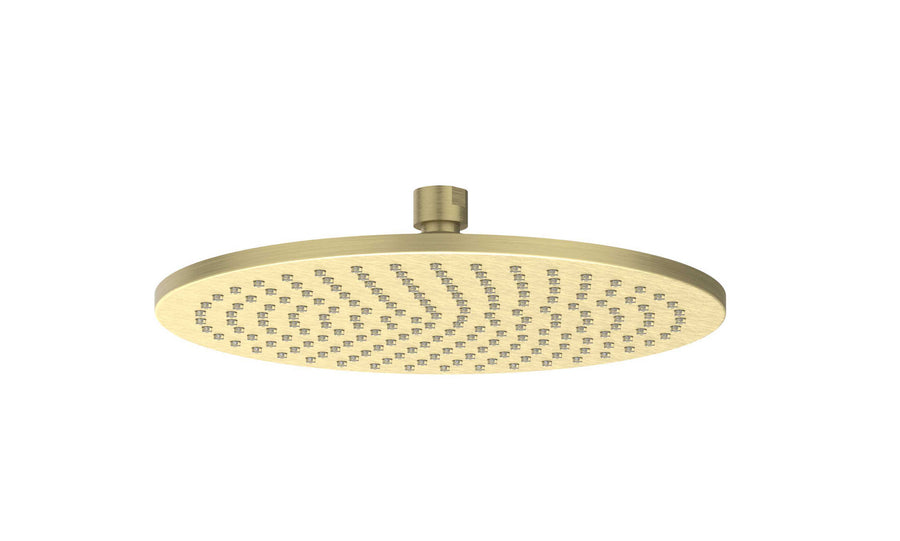 IVY Hoofddouche medium 25cm met antikalk nozzels – Gebr. mat goud PVD