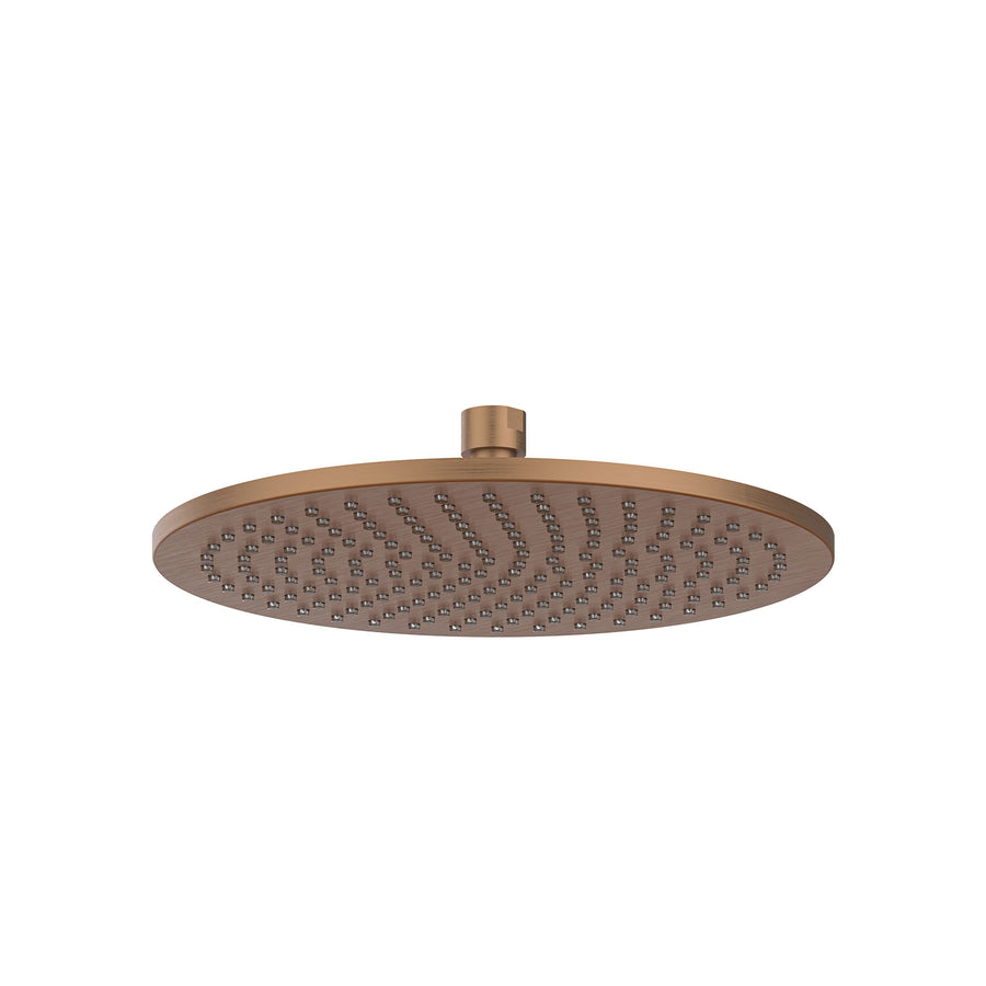IVY Hoofddouche medium 25cm met antikalk nozzels – Gebr. mat koper PVD